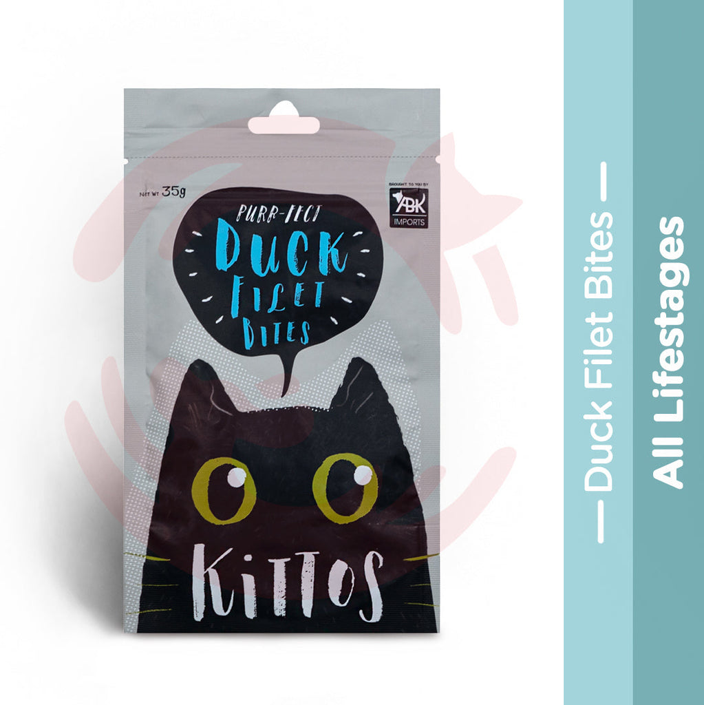 Kittos Cat Treat - Duck Filet Bites (35g)