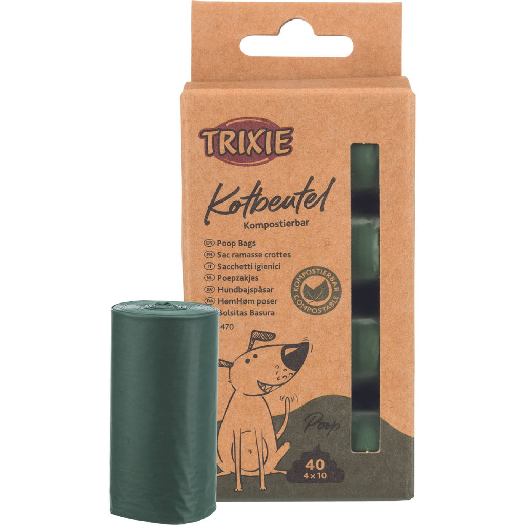 Trixie Biodegradable Dog Dirt Bags - Pack of 4