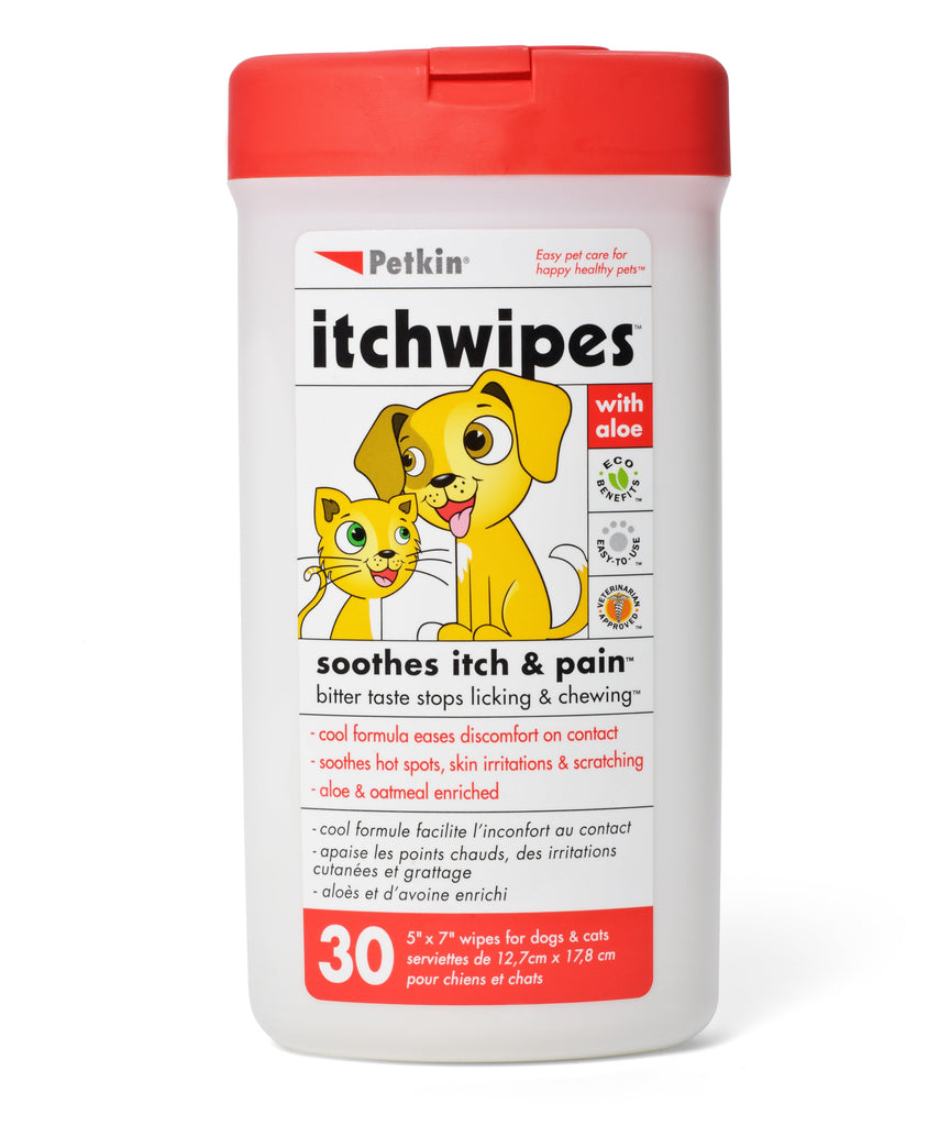 Petkin Itch Wipes - Pack of 2