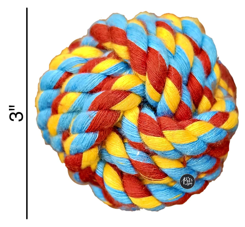 Rope Toy Ball for Adult Dog,s for Puppy Teething & Training