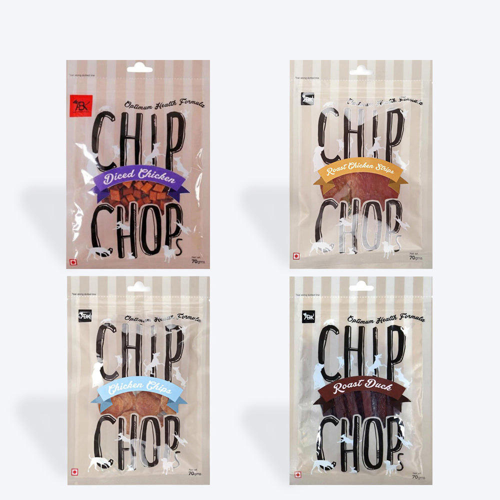 Chip Chops Dog Treat - Pack of 4 - 