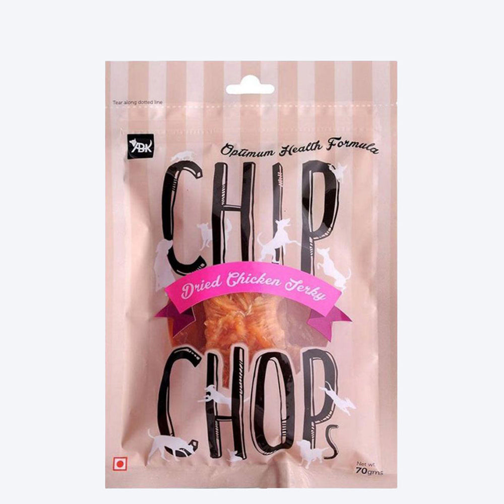 Chip Chops Dog Treats - Sun Dried Chicken Jerky - 70 g - 