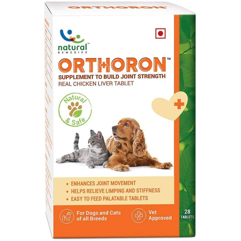 Natural Remedies Orthoron Joint Supplement Tablets for Pets