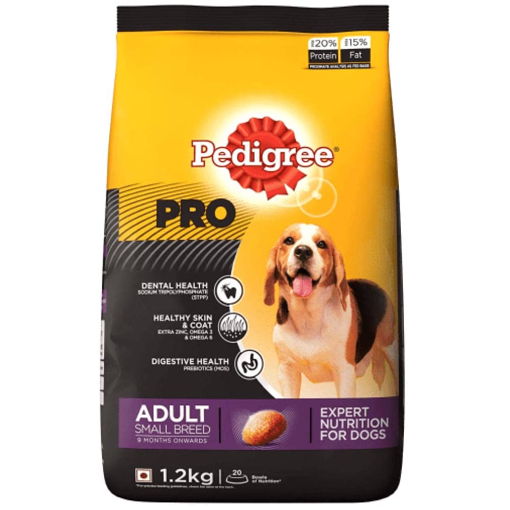 Pedigree PRO Expert Nutrition Dry Dog Food for Small Breed Adult Dogs