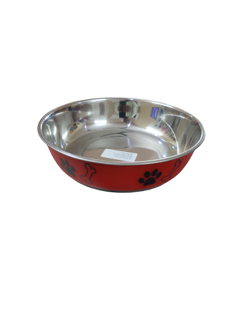 Stainless Steel Dolly Bowl for Dogs & Pets Large