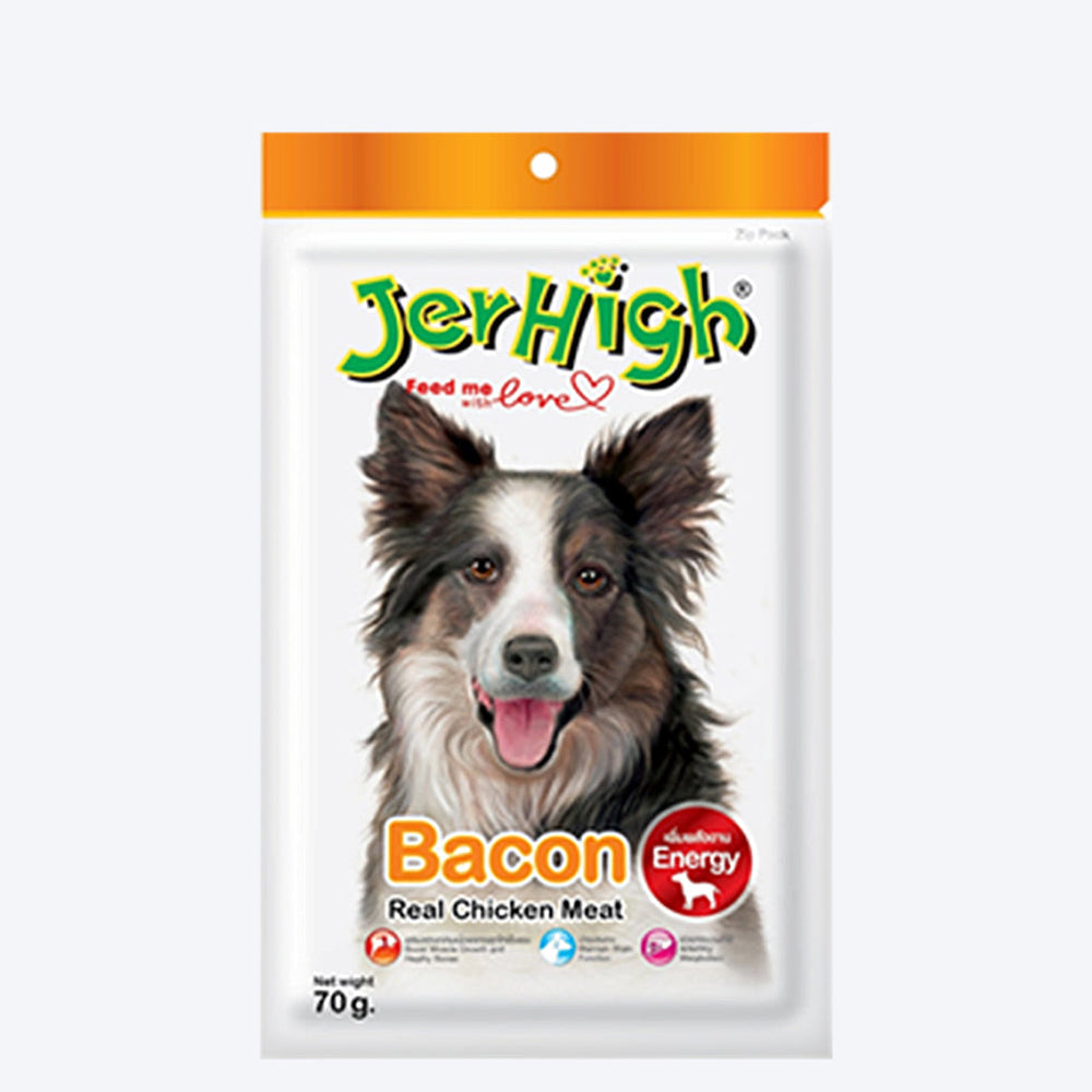 JerHigh Bacon Chicken Dog Treats - 70 g - 