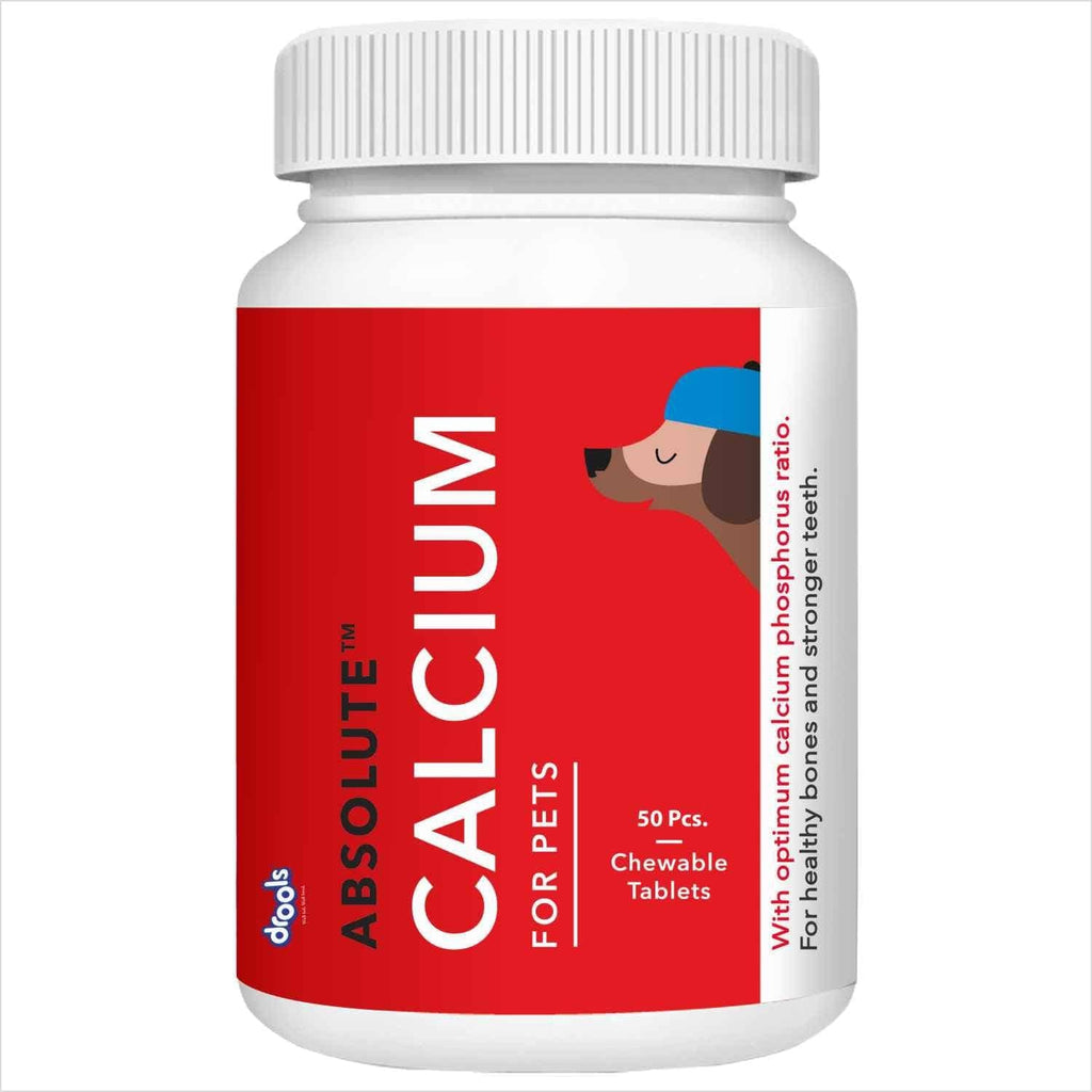 Drools Absolute Calcium Dog Supplement Tablets